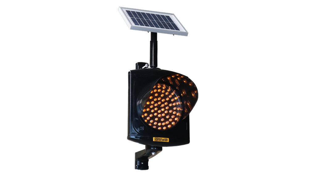 KSL-014 200 mm LED'li Güneş Enerjili Flaşör